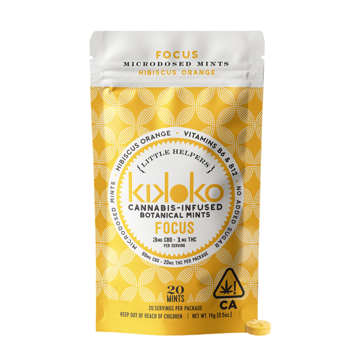 FOCUS CBD LITTLE HELPERS MINTS