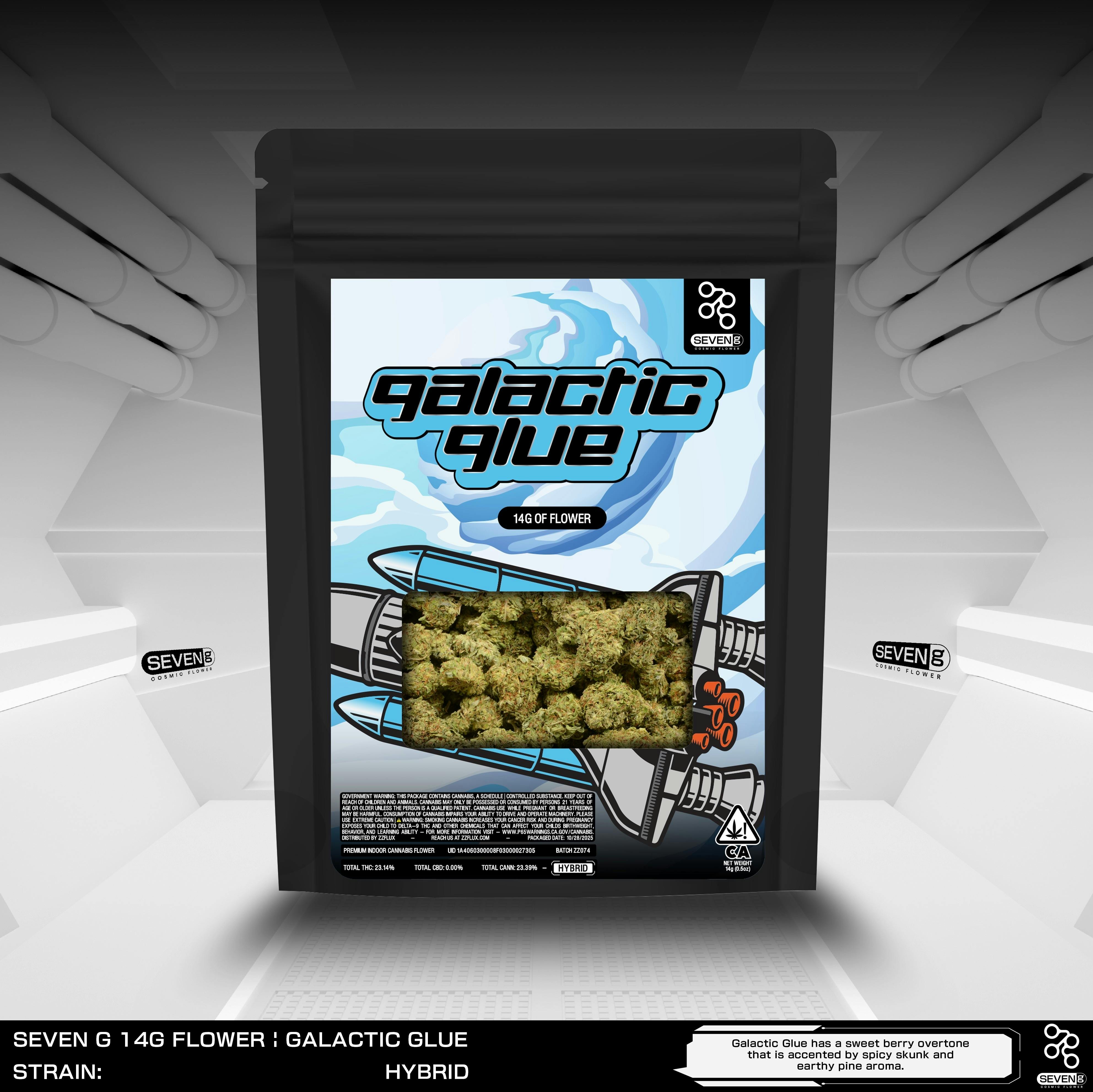 Galactic Glue Hybrid 14g bag by Seven G
