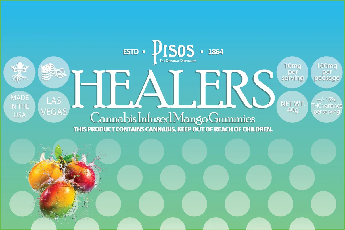 Healers | Gummies 10pk 100mg - Mango Gummies (H)