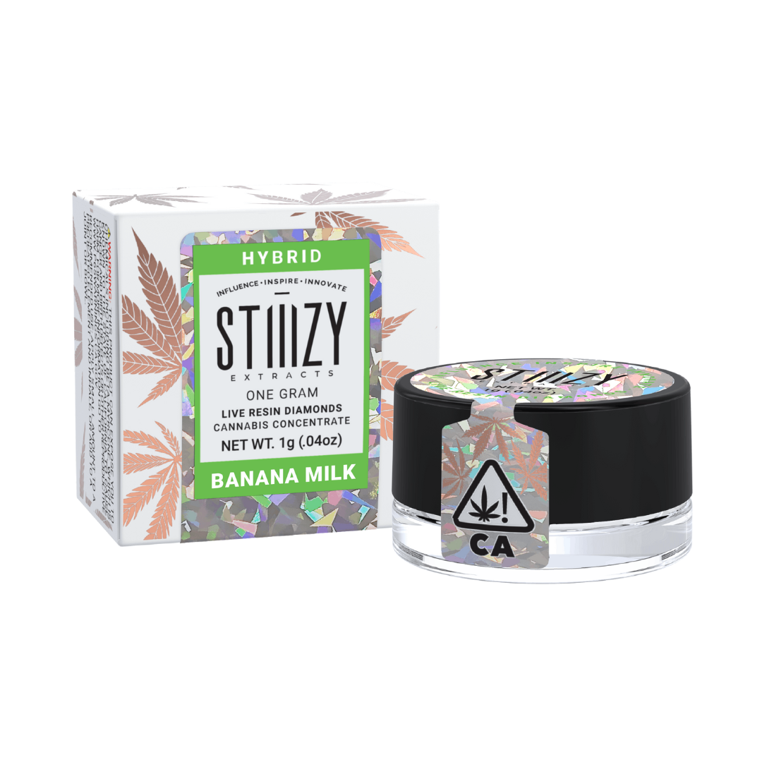 Stiiizy - Banana Milk (Hybrid) Live Resin Diamonds 1g