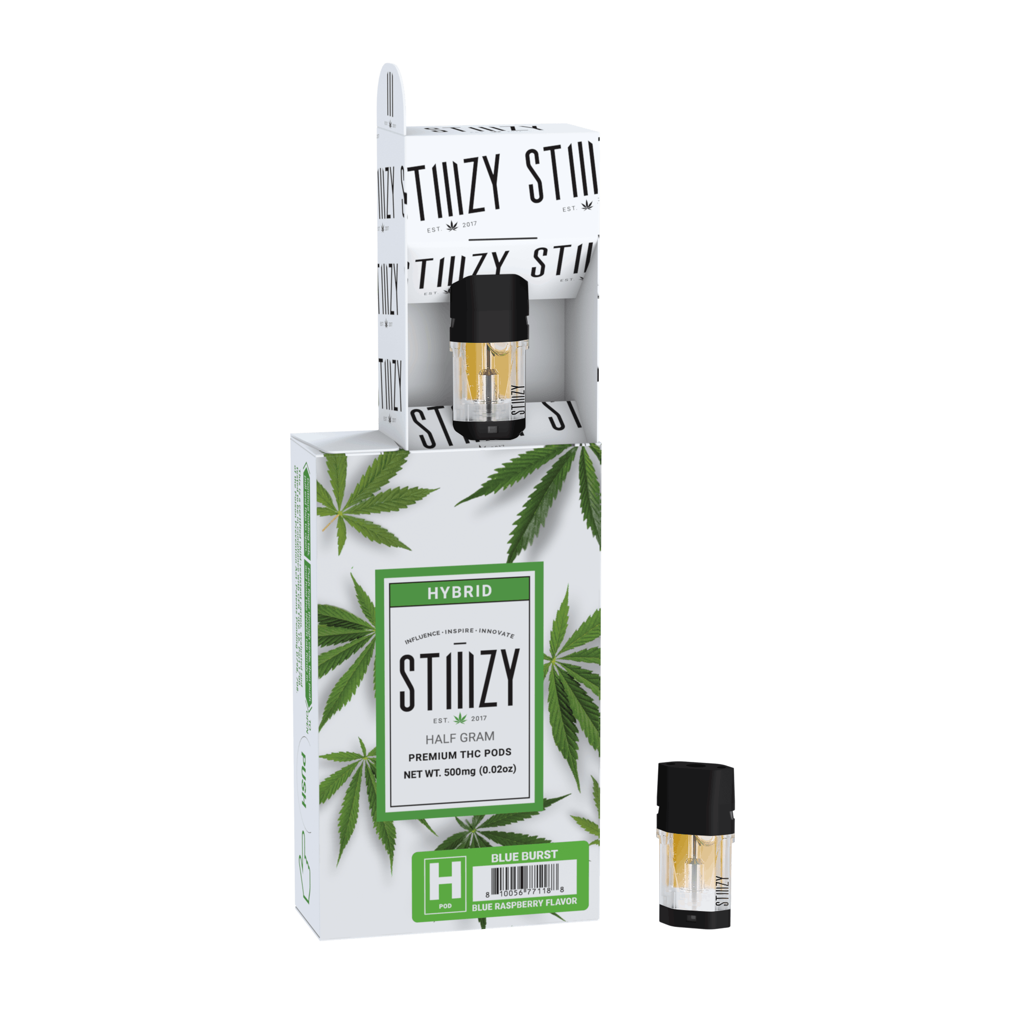 Stiiizy .5g Blue Burst Pod PD