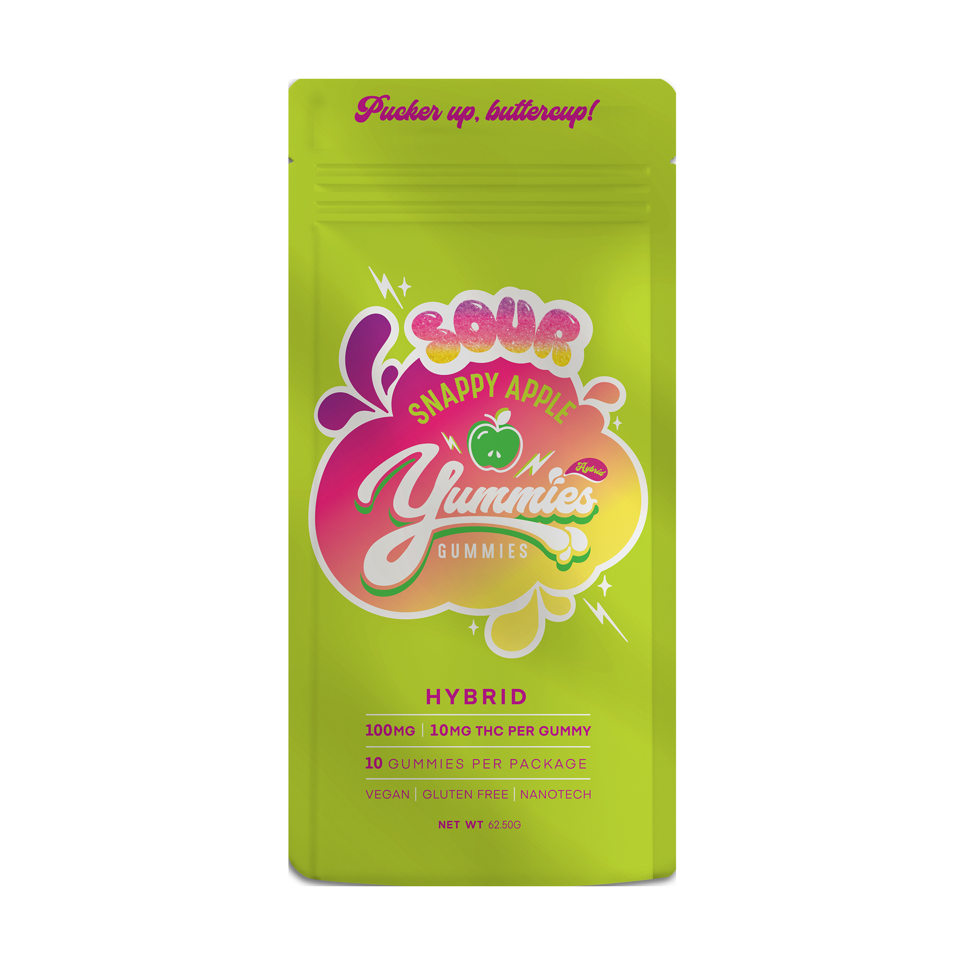Gummies - Sour Snappy Apple (H)