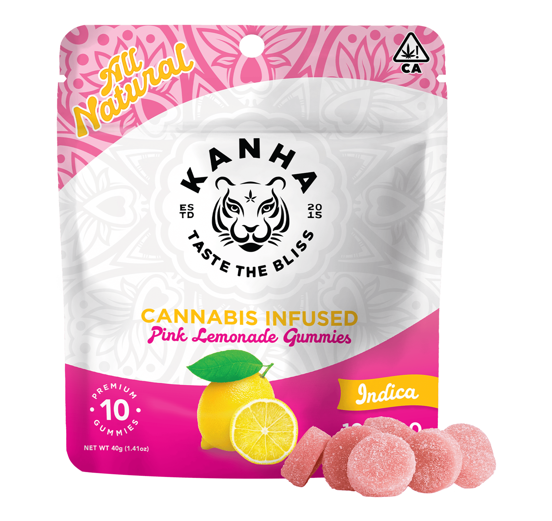 Pink Lemonade | Classic | Indica | 100mg THC | 10-pack