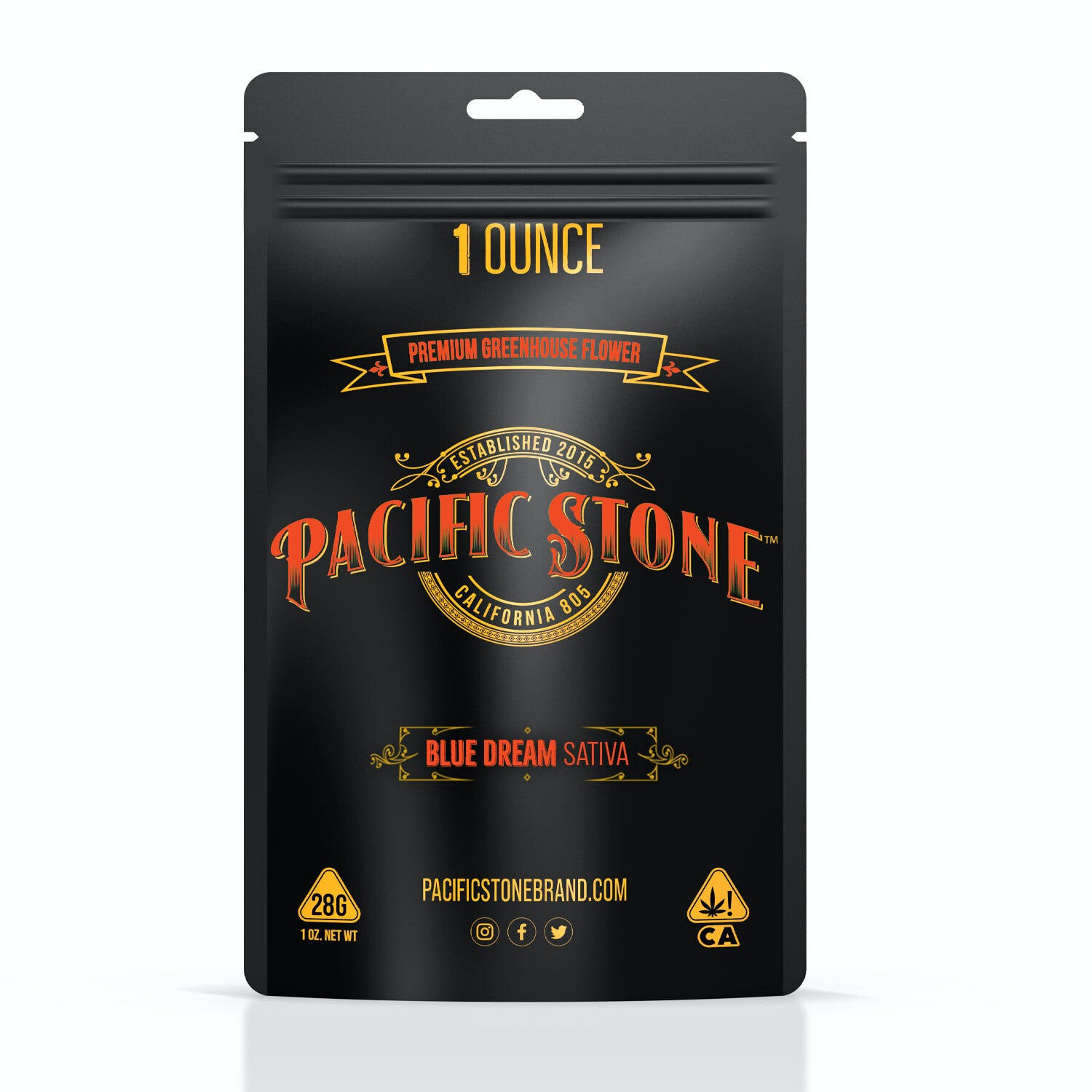 Pacific Stone - Kush Mints (Hybrid) Flower (28g)