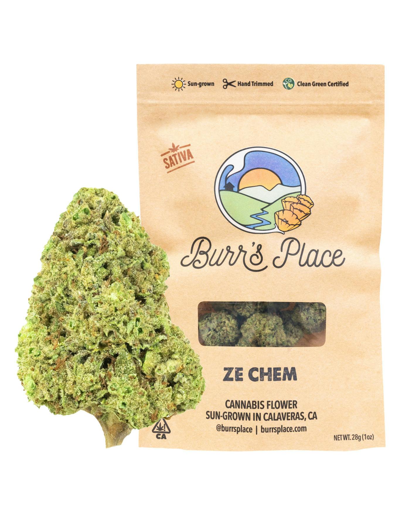 Burr's Place | Ze Chem - 28g Bag (Sativa)