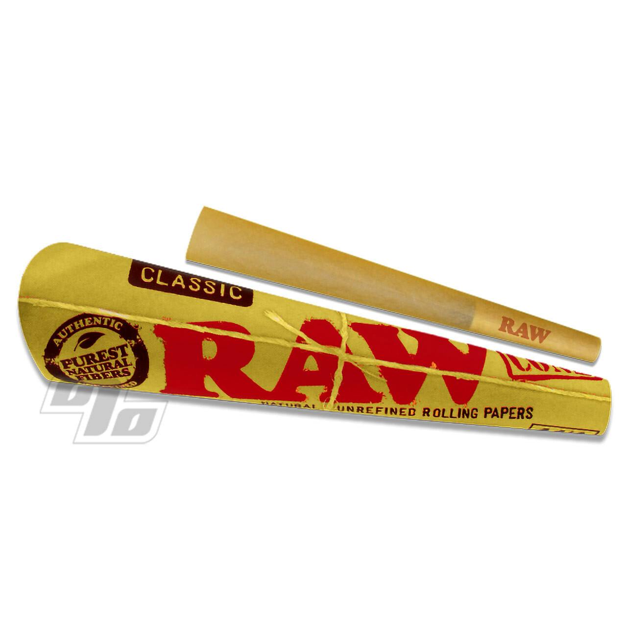 Raw - 1 1/4 Classic + Organic + Black