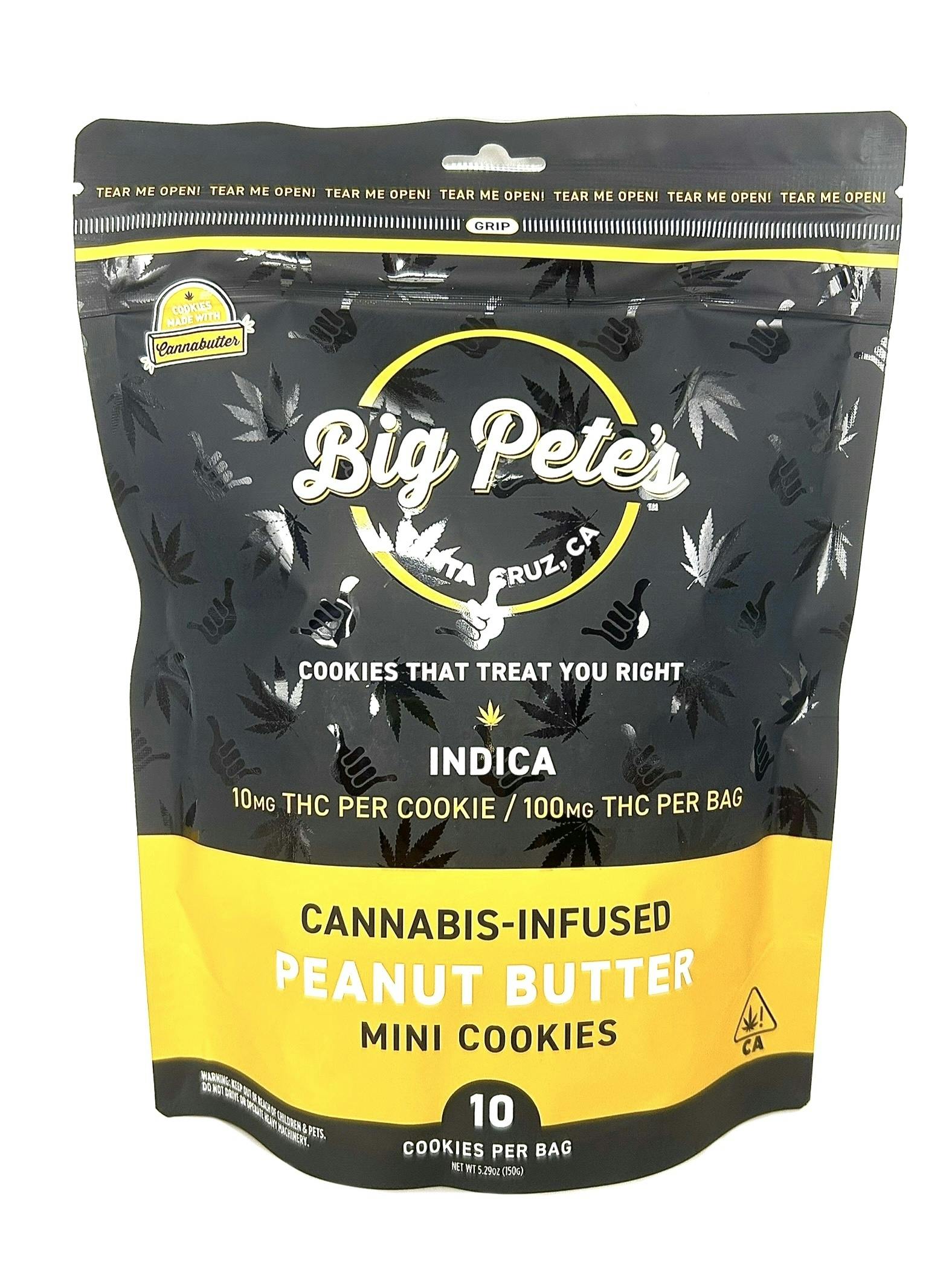 Big Pete’s - Peanut Butter Cookies - Indica! - 100mg