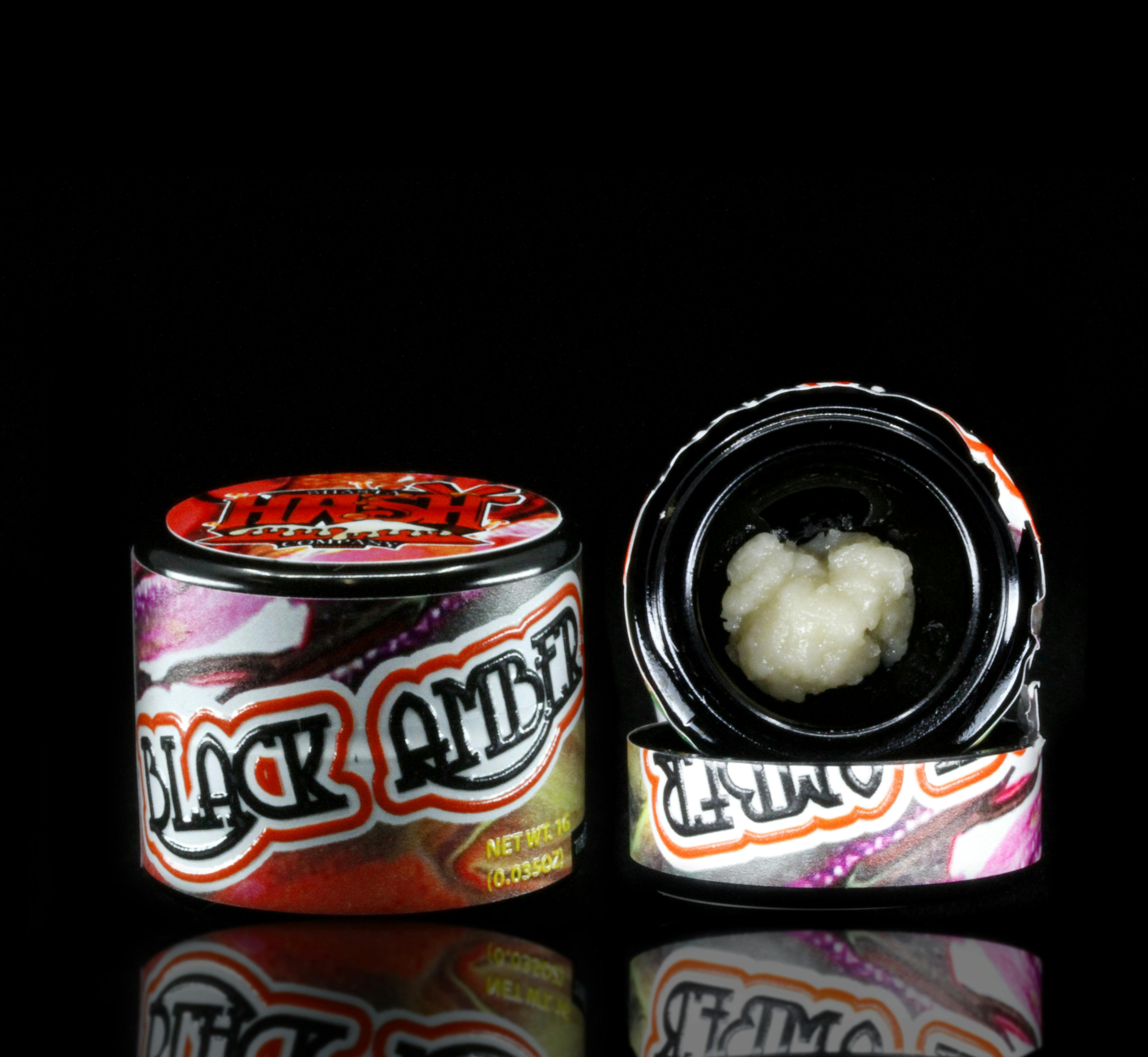 Shasta Hash Co. Black Amber T1 Live Rosin 1g