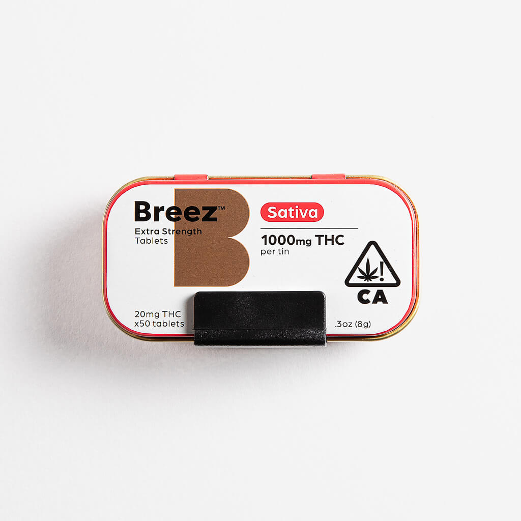 Breez - Sativa Extra Strength Tablets - 50pk/1000mg