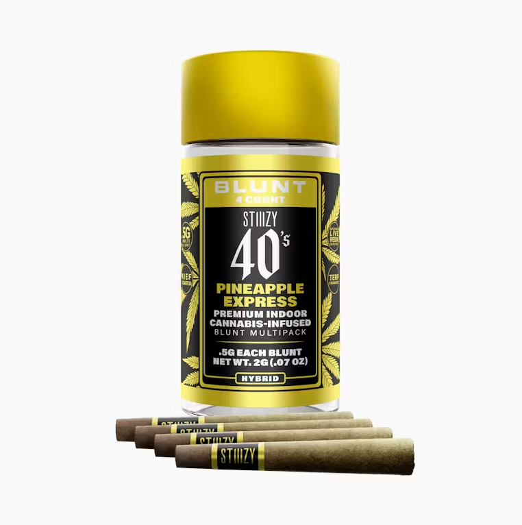 STIIIZY - 40s Blunts - Pineapple Express - Infused Blunt Pack 5pk - 2.5g