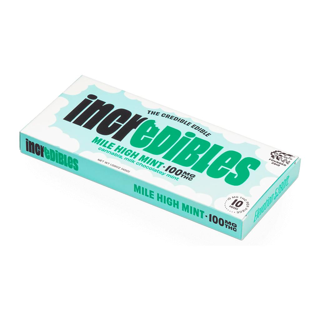 incredibles Mile High Mint Chocolate Bar 10mg ea | 10-Pack