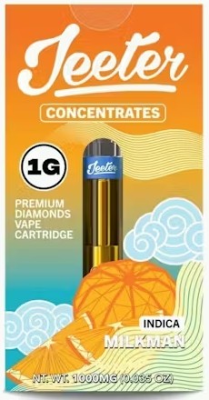 JEETER CART: Milk Man 1g Premium Liquid Diamonds Vape Cartridge (I)
