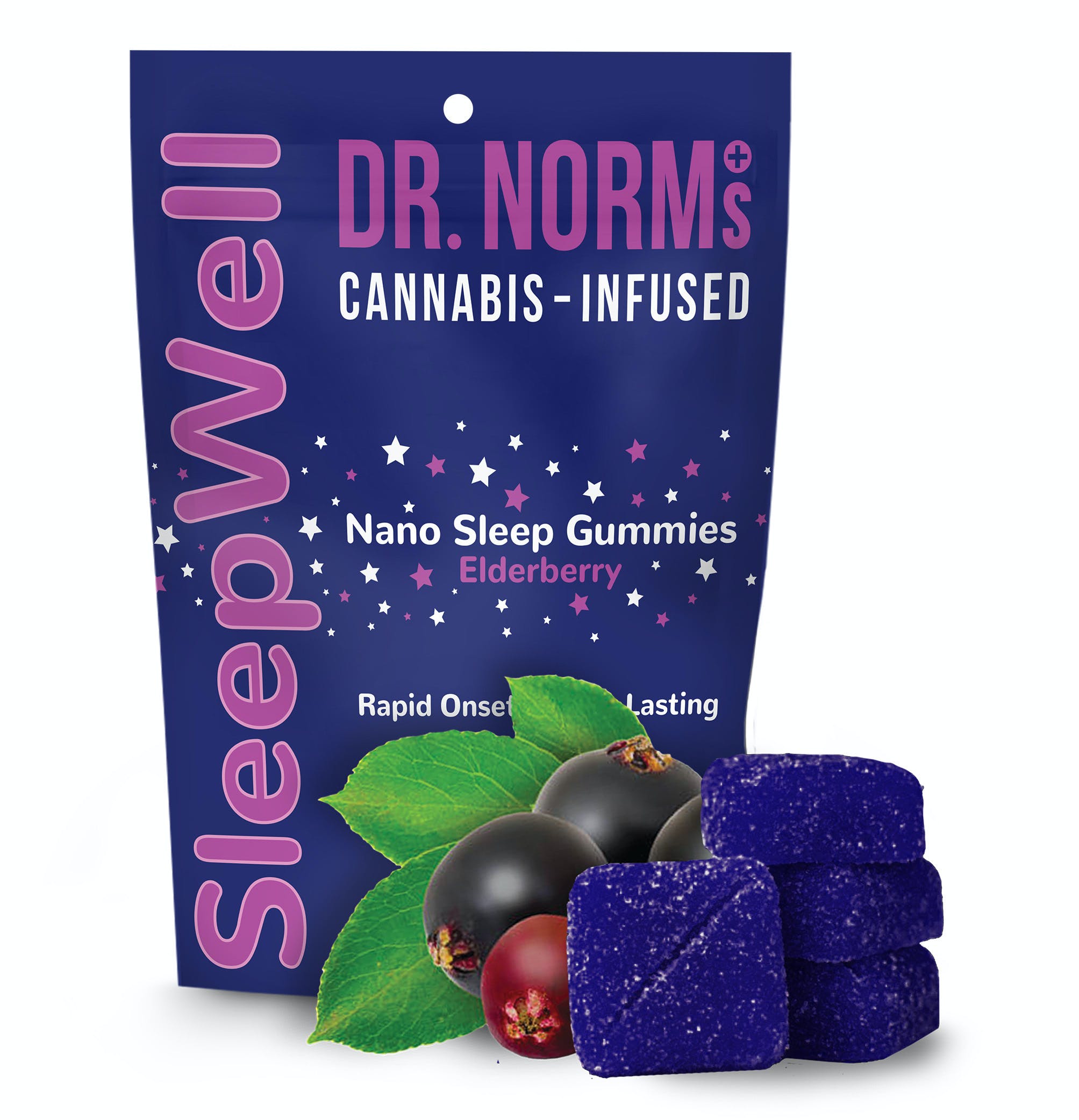 Dr. Norms | Gummies SleepWell 100mg (Nano) | Elderberry