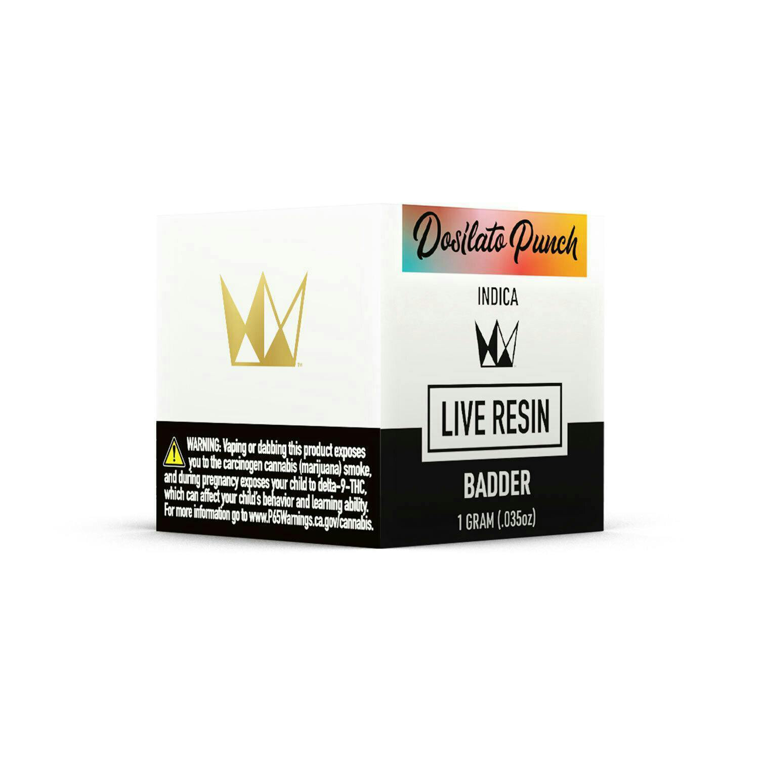 WCC | Dosilato Punch | 1g Live Resin Badder