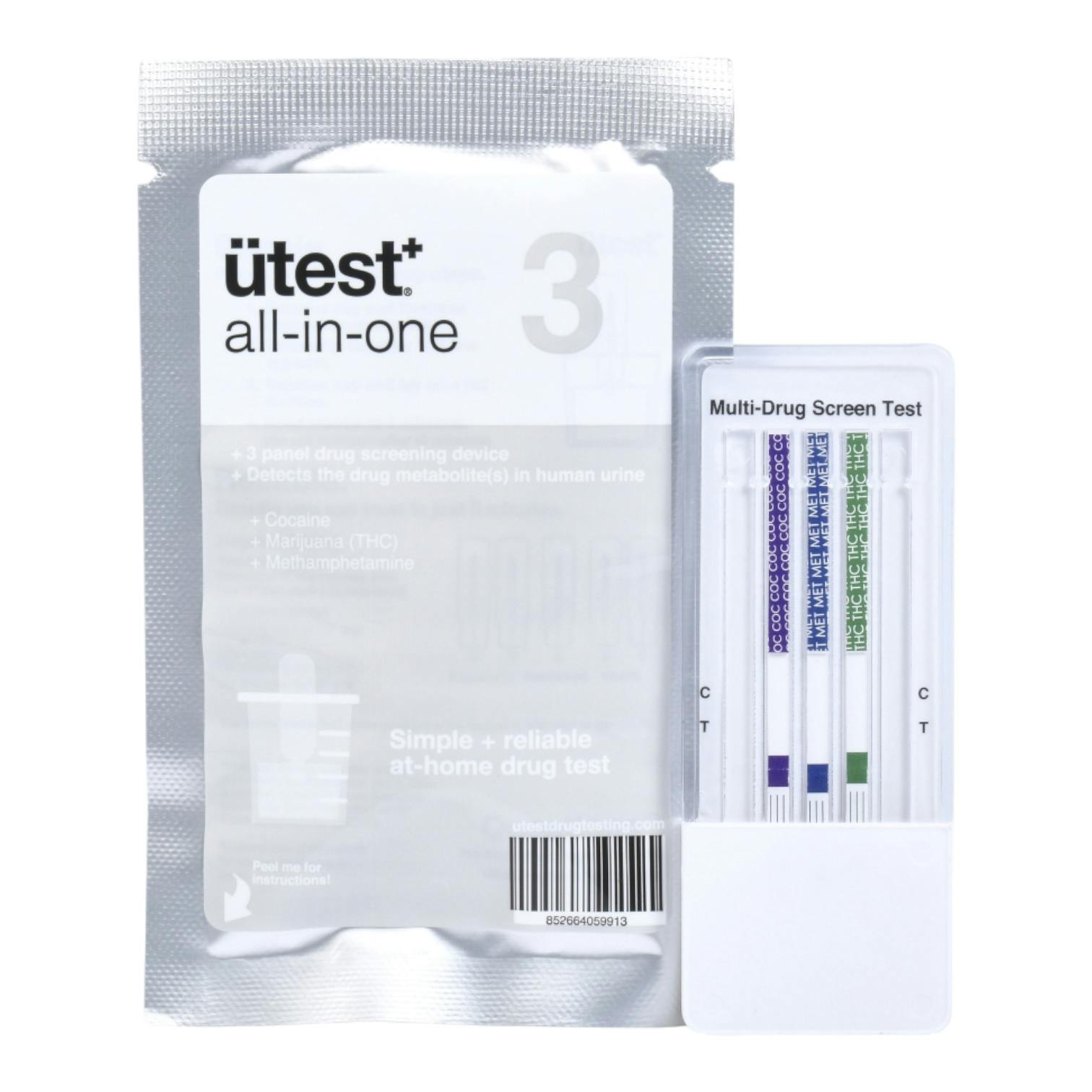 UTEST 3-PANEL DRUG TEST