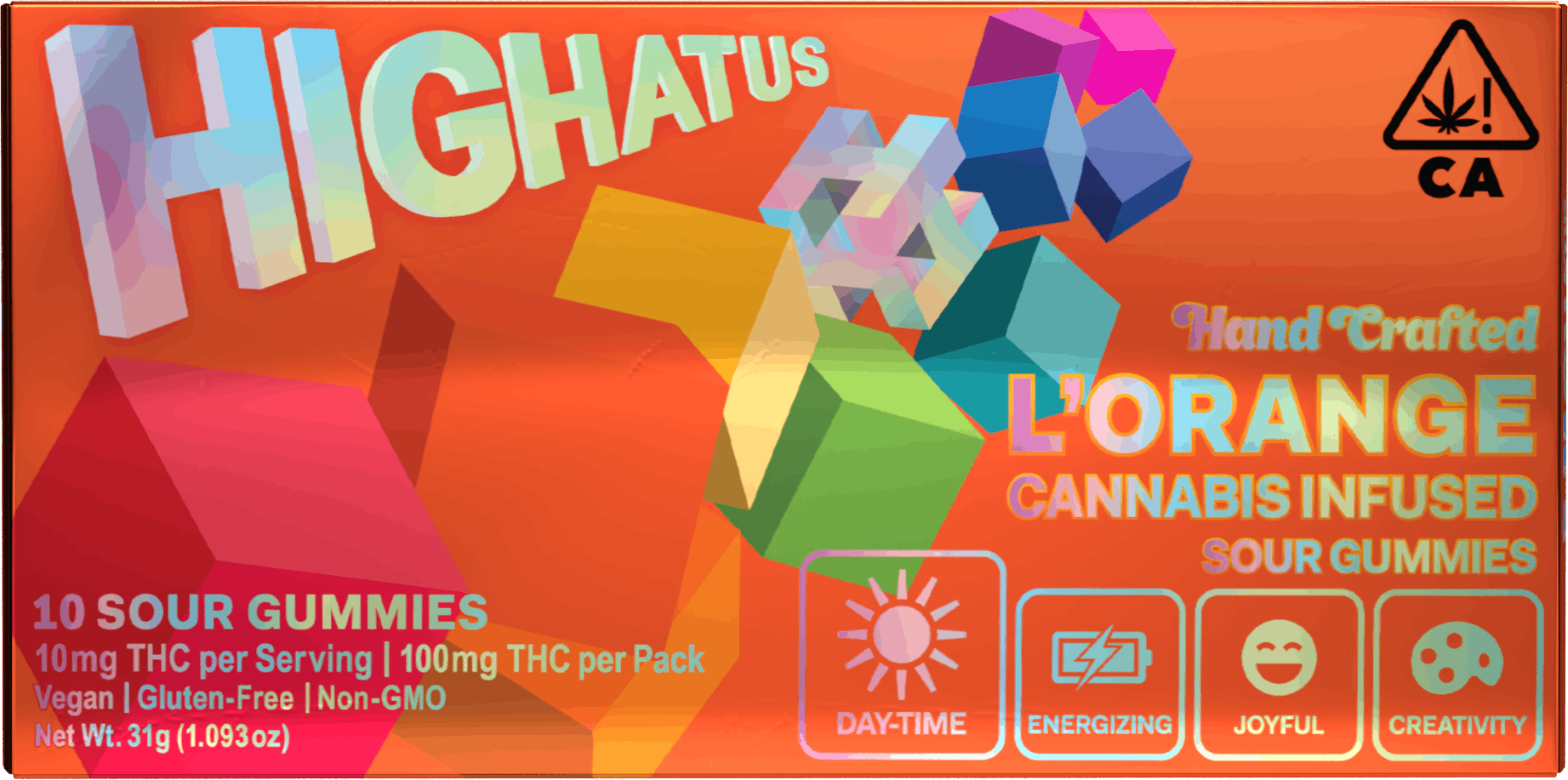 L'Orange | Sour Gummies by Highatus - 100mg