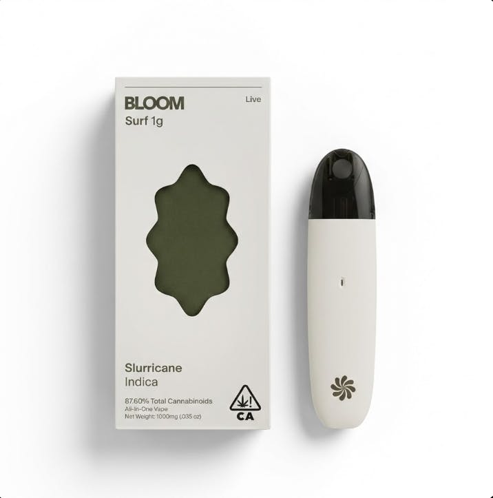 BLOOM - LIVE RESIN ALL IN ONE - SLURRICANE - 1G