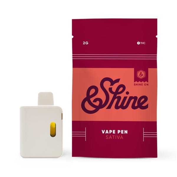 &Shine | Pineapple Express | Disposable Vape Pen | 2000mg