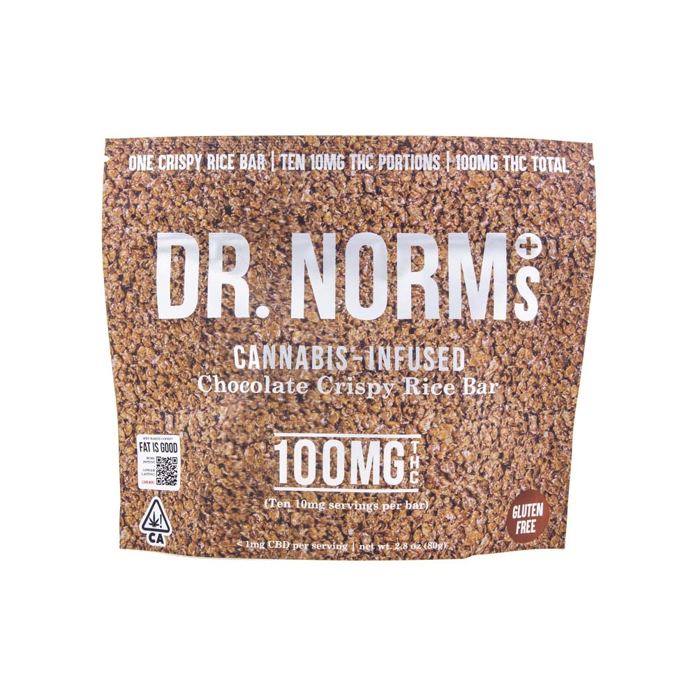 Dr. Norms | Chocolate Rice Krispy (100mg THC)