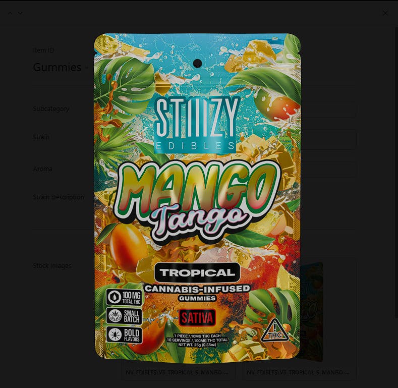 STIIIZY Mango Tango (S) Gummies 10mg 10pk