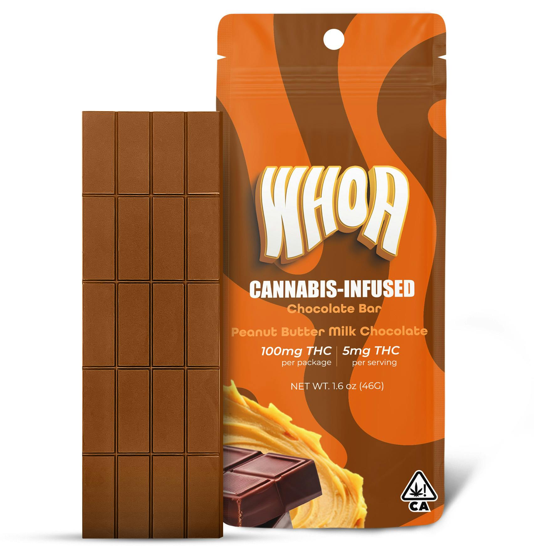 WHOA Caramel Chocolate - Bar (100mg)