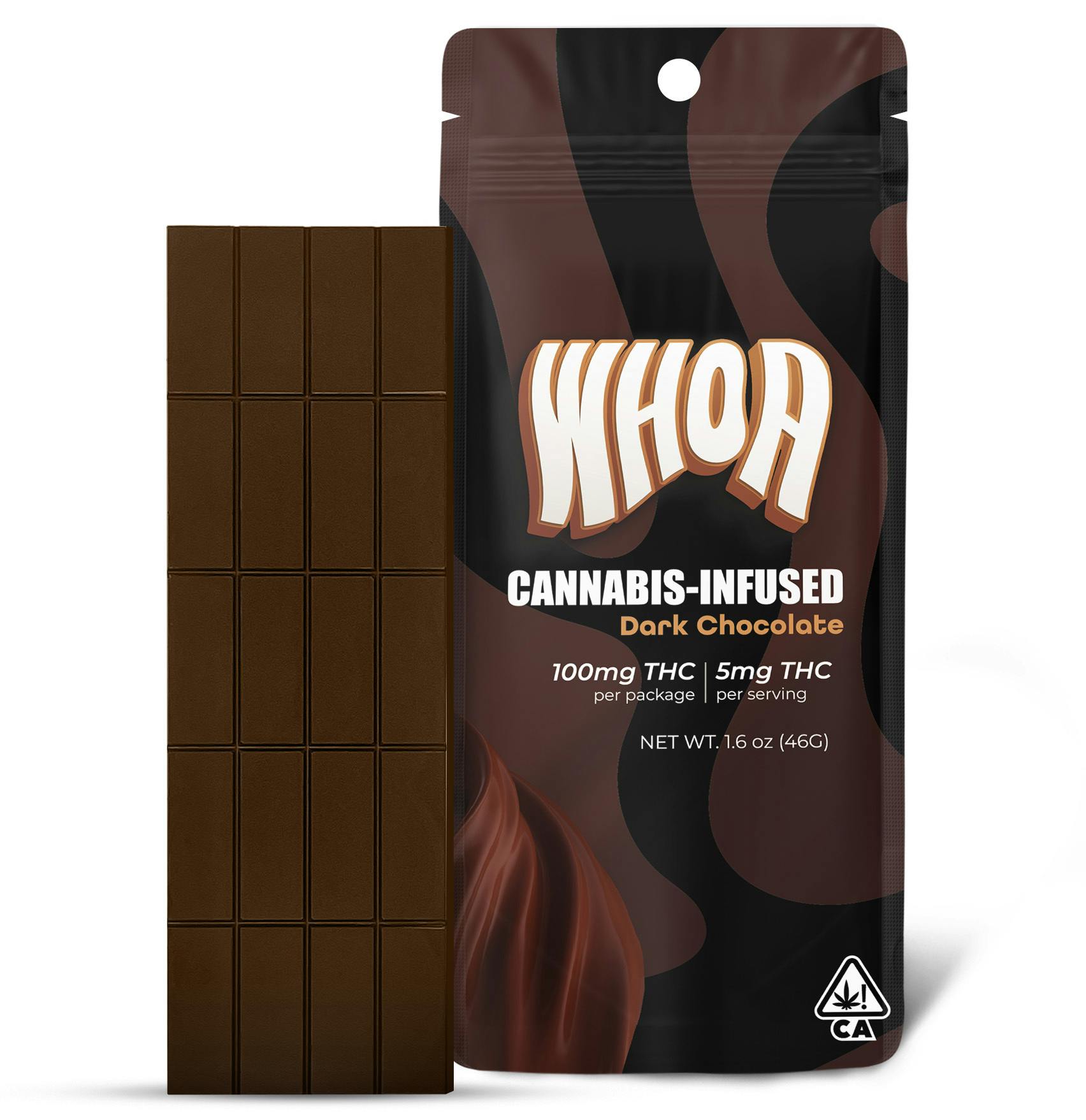 WHOA Dark Chocolate - Bar (100mg)