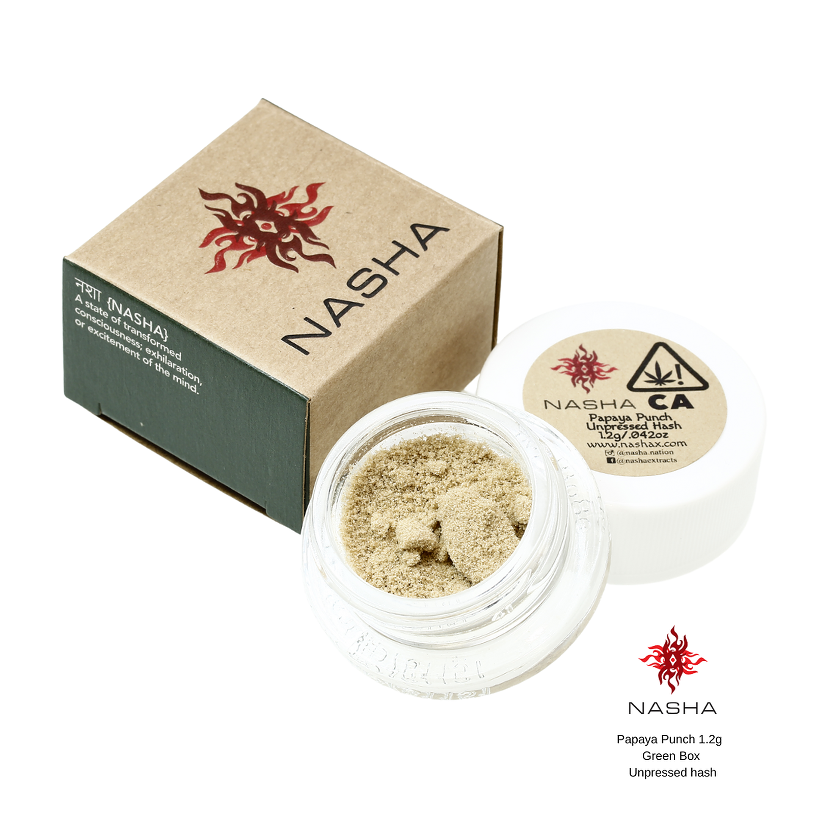 Nasha | Papaya Punch (H) | 1.2g Unpressed Hash