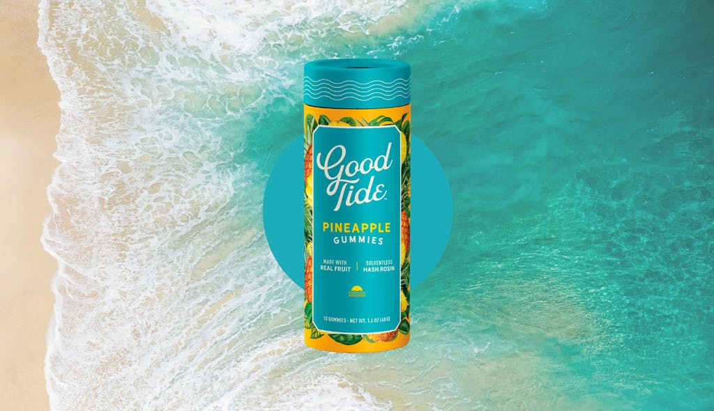 Good Tide Pineapple Rosin Infused Gummies 10mg ea | 10-Pack