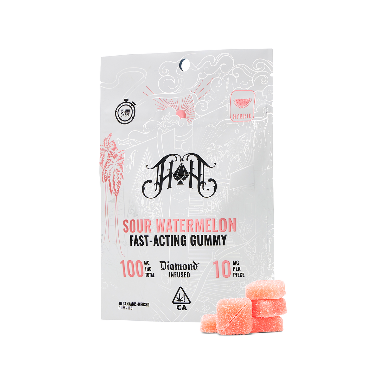 Heavy Hitters | IND Gummy 100mg | H | Sour Watermelon (FA)