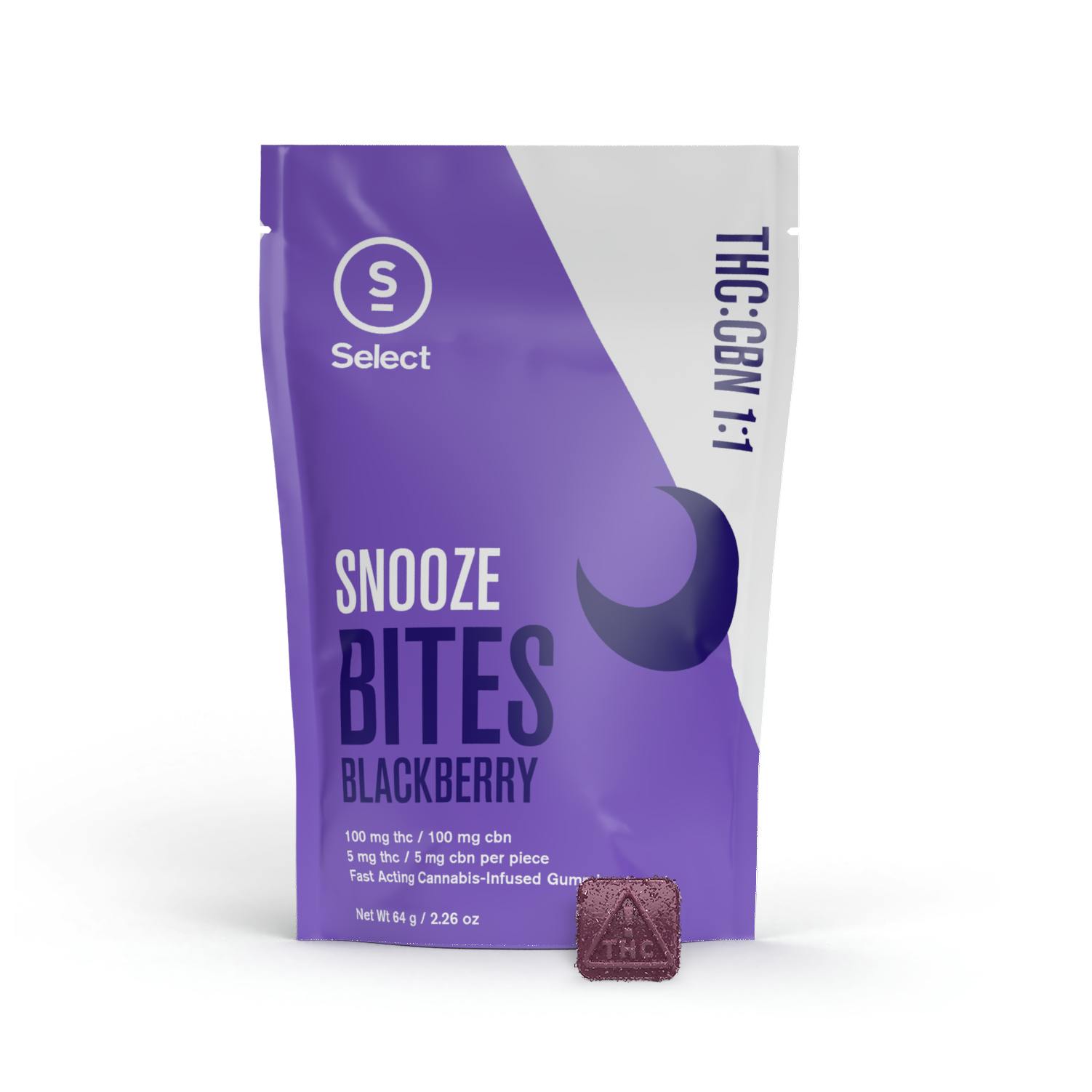Blackberry Snooze Bites 1:1 THC:CBN 20pk (100mg:100mg)