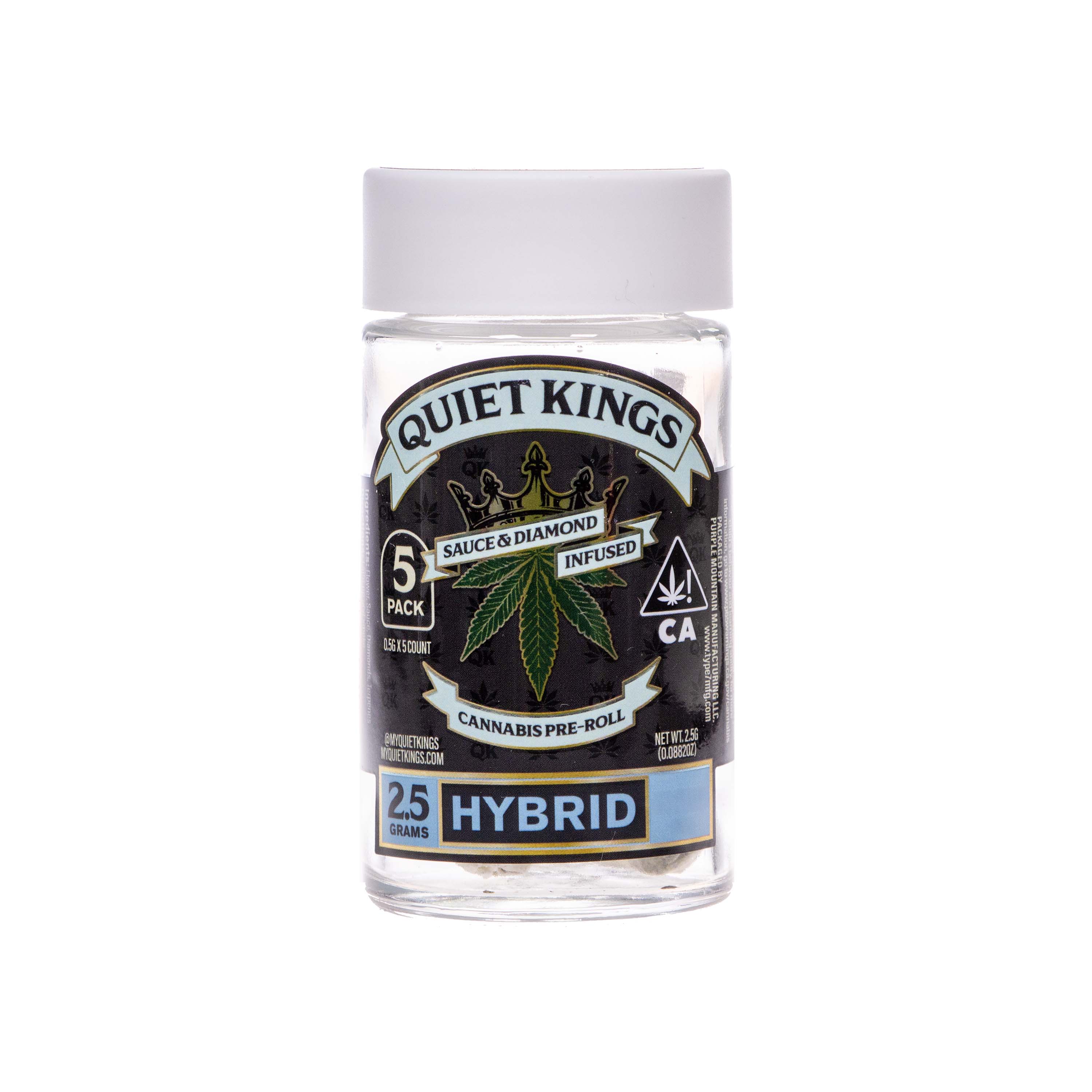 Quiet Kings | Lemon Cherry Infused Pre-rolls (5 Pack - 2.5g)