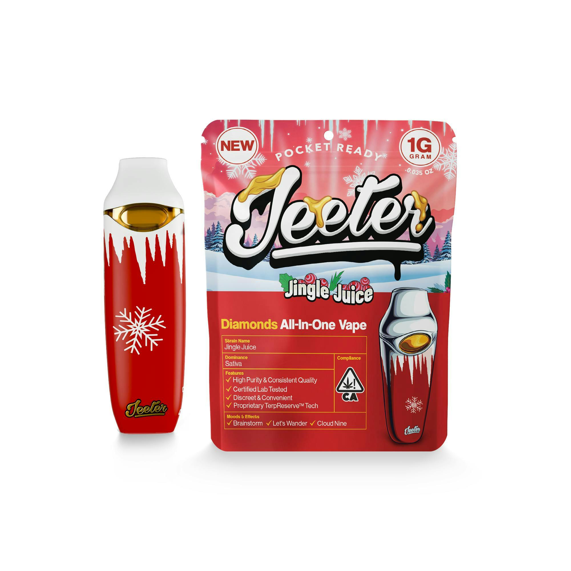 Jeeter | Jingle Juice | Diamonds Disposable | 1g
