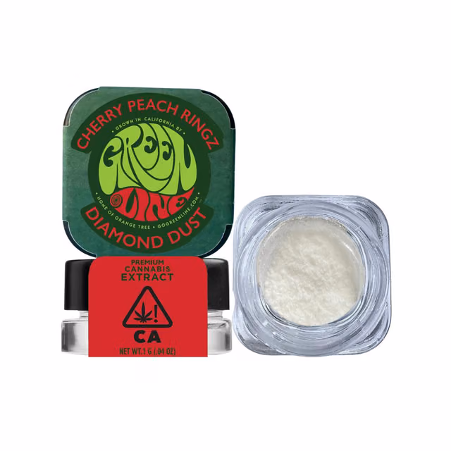 Cherry Peach Ringz 1g Diamond Dust - Diamond Dust