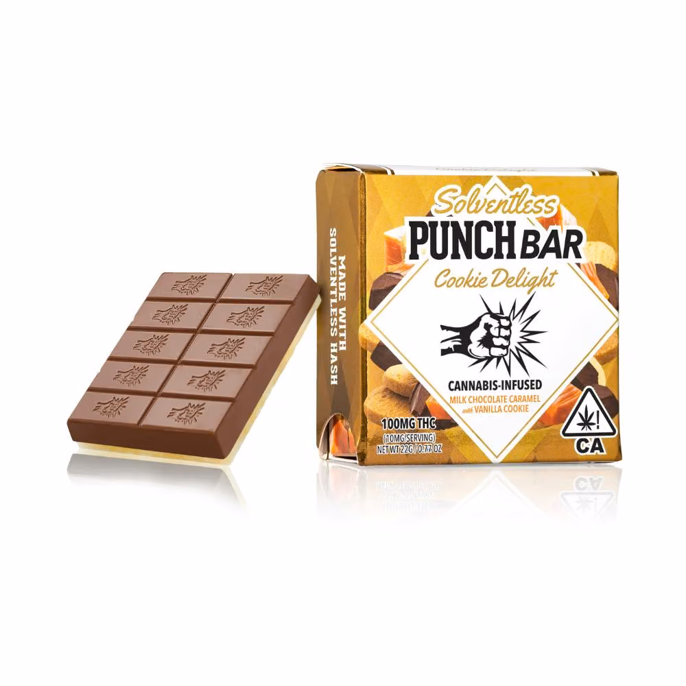 Milk Chocolate Caramel Vanilla Cookie Delight PunchBar