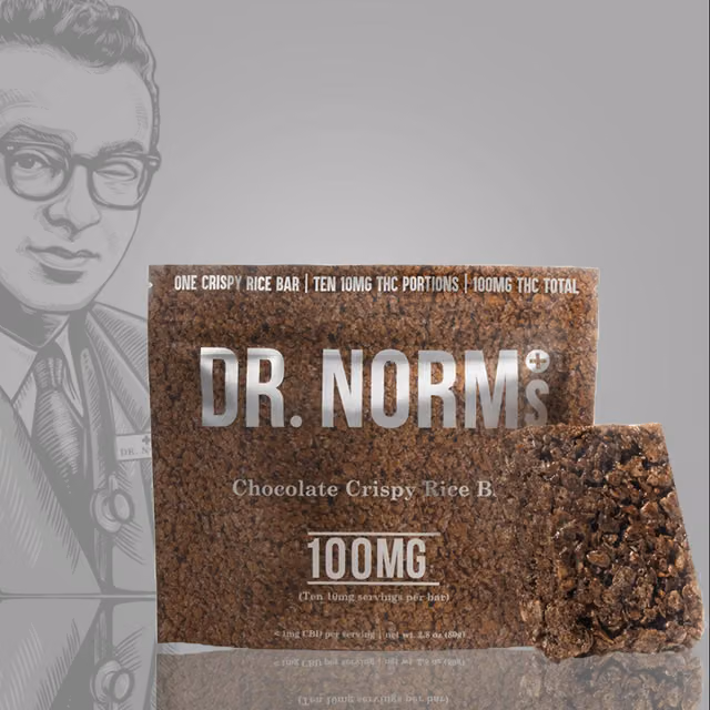 Chocolate Rice Crispy Bar 100mg - Rice Crispy Bar