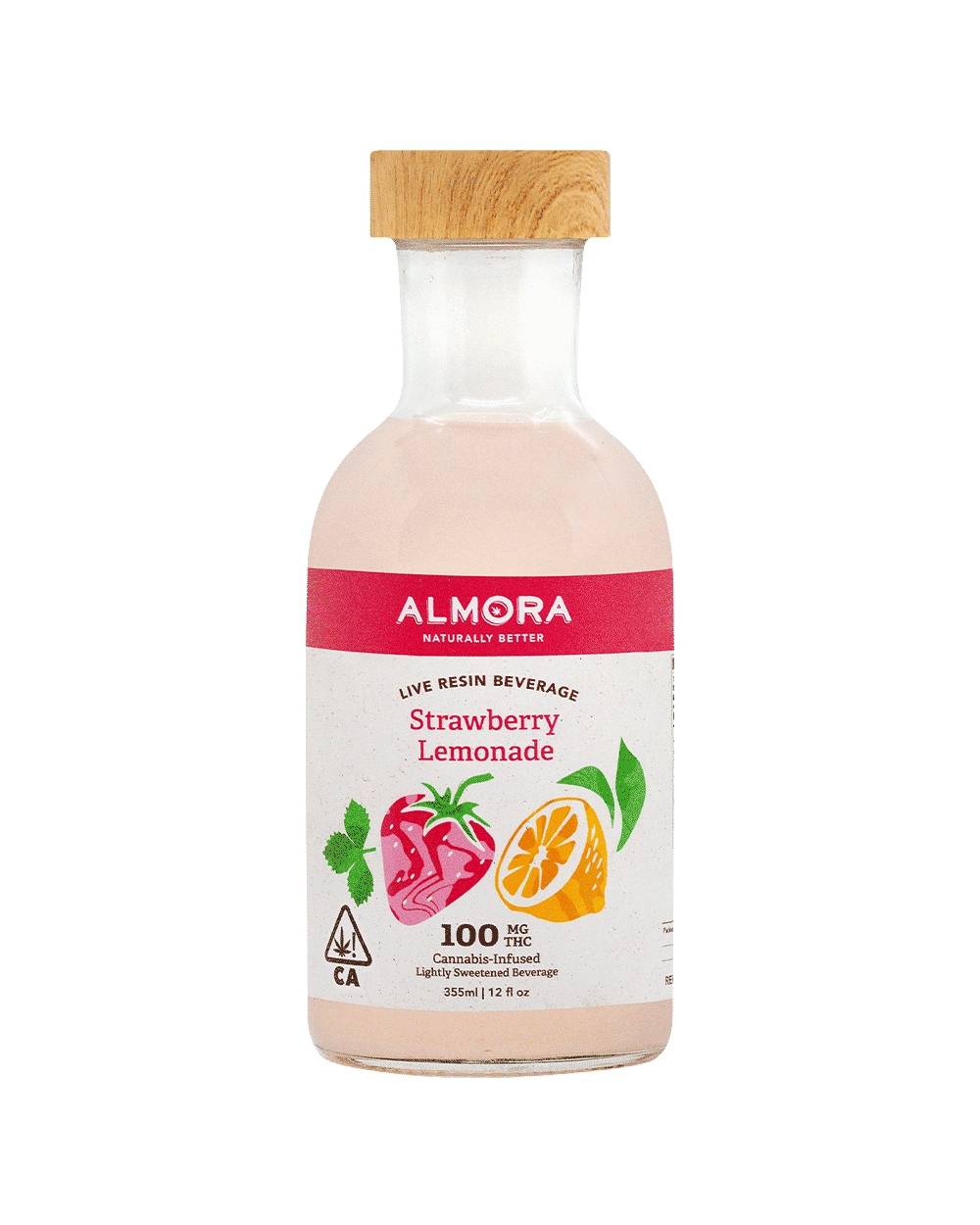 Almora Farm | LRE Bev 100mg | Strawberry Lemonade 12oz