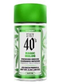 STIIIZY - INFUSED PREROLL - 2.5G 5PK - SATIVA - MAGIC MELON