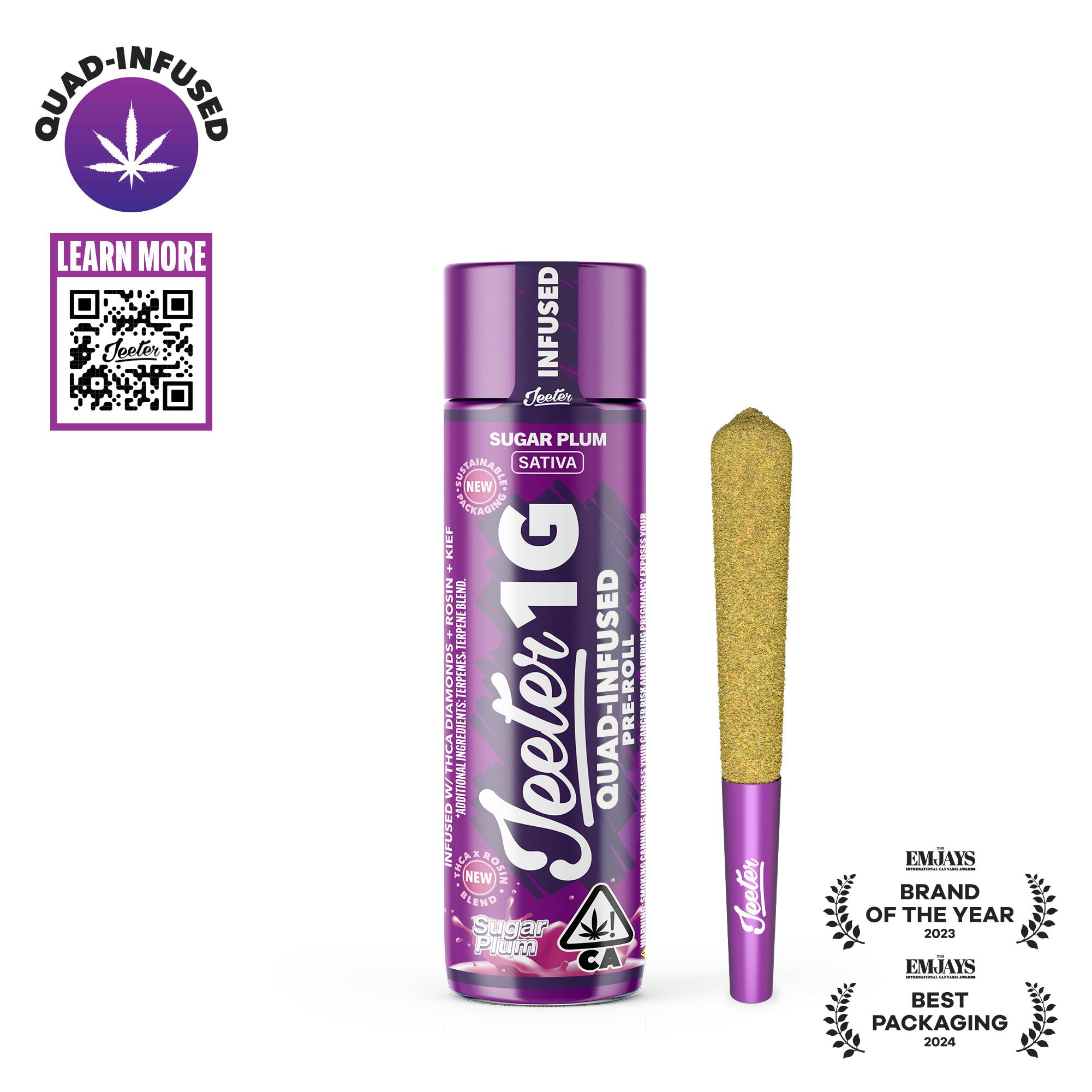 JEETER, 1.0G INF. PRE-ROLL (S), SUGAR PLUM