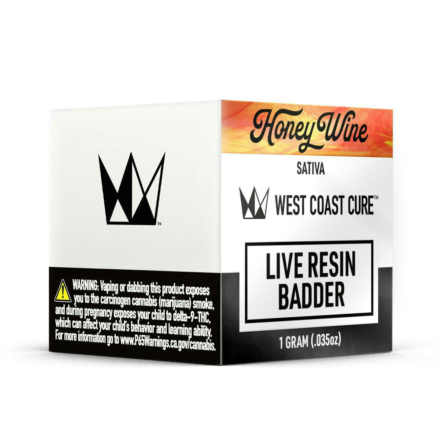 WCC| Honey Wine | Live Resin Badder | 1g