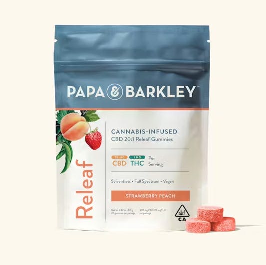 P&B: Strawberry Peach CBD Gummies