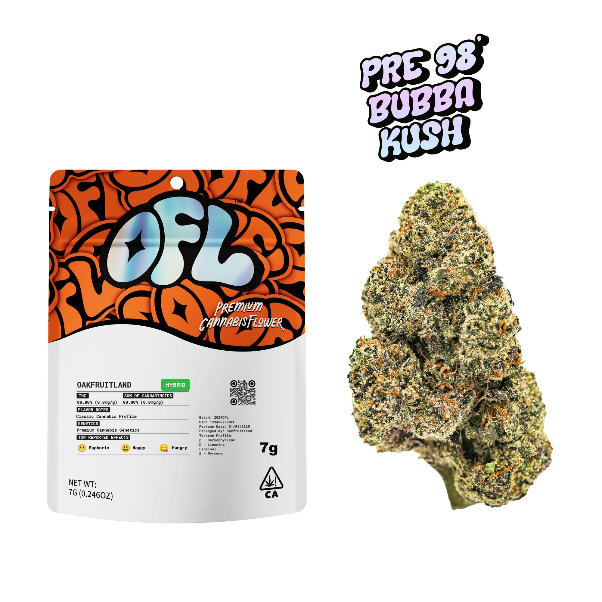 Pre 98 Bubba Kush Premium Flower 7g