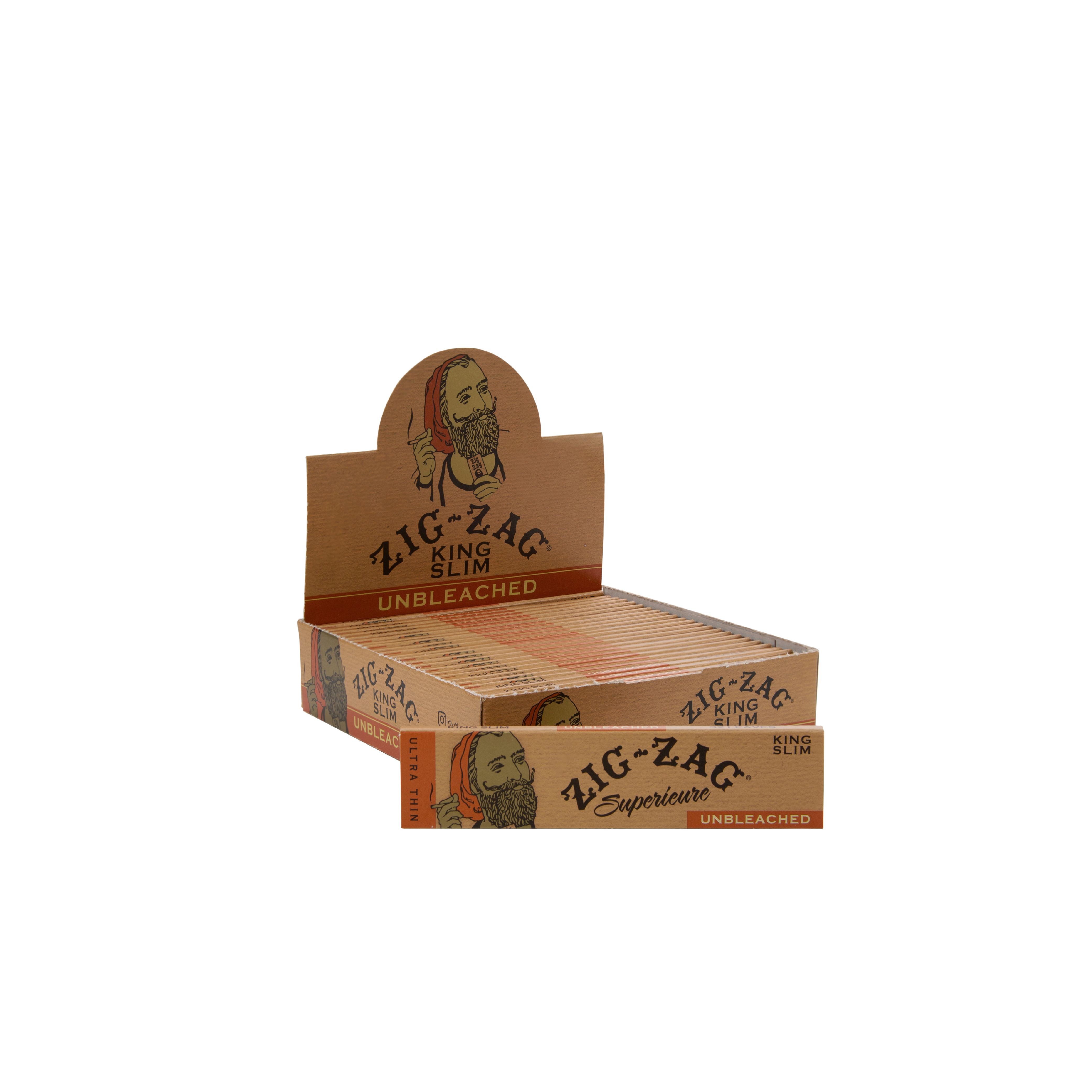 Zig Zag - Unbleached King Size Cones (3pck)