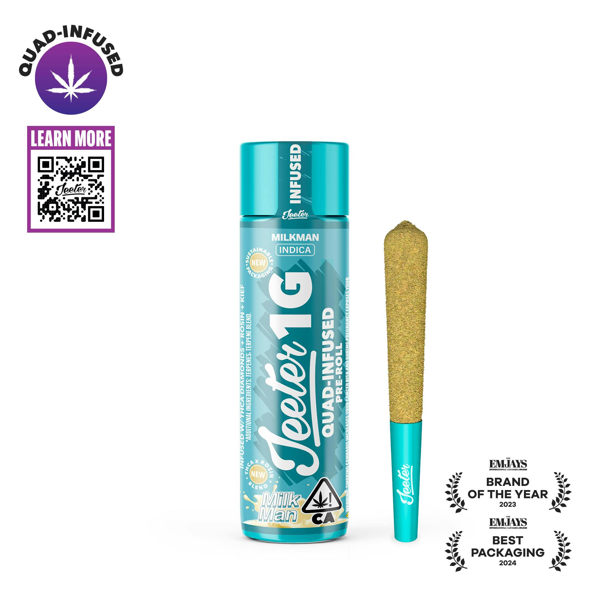 JEETER, 1.0G INF. PRE-ROLL (I), MILKMAN