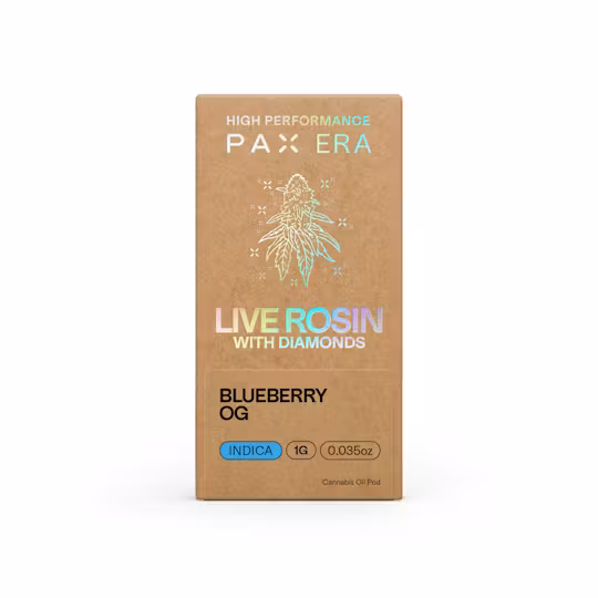 Pax Live Rosin Pod 1g Blueberry OG
