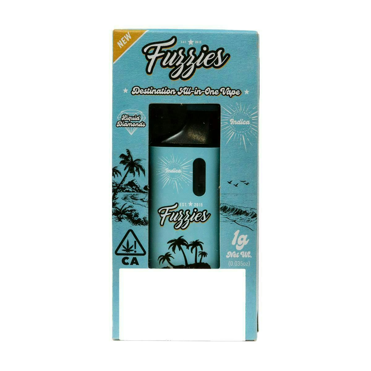 Fuzzies | Destination | Pacific Blue | Disposable | 1g