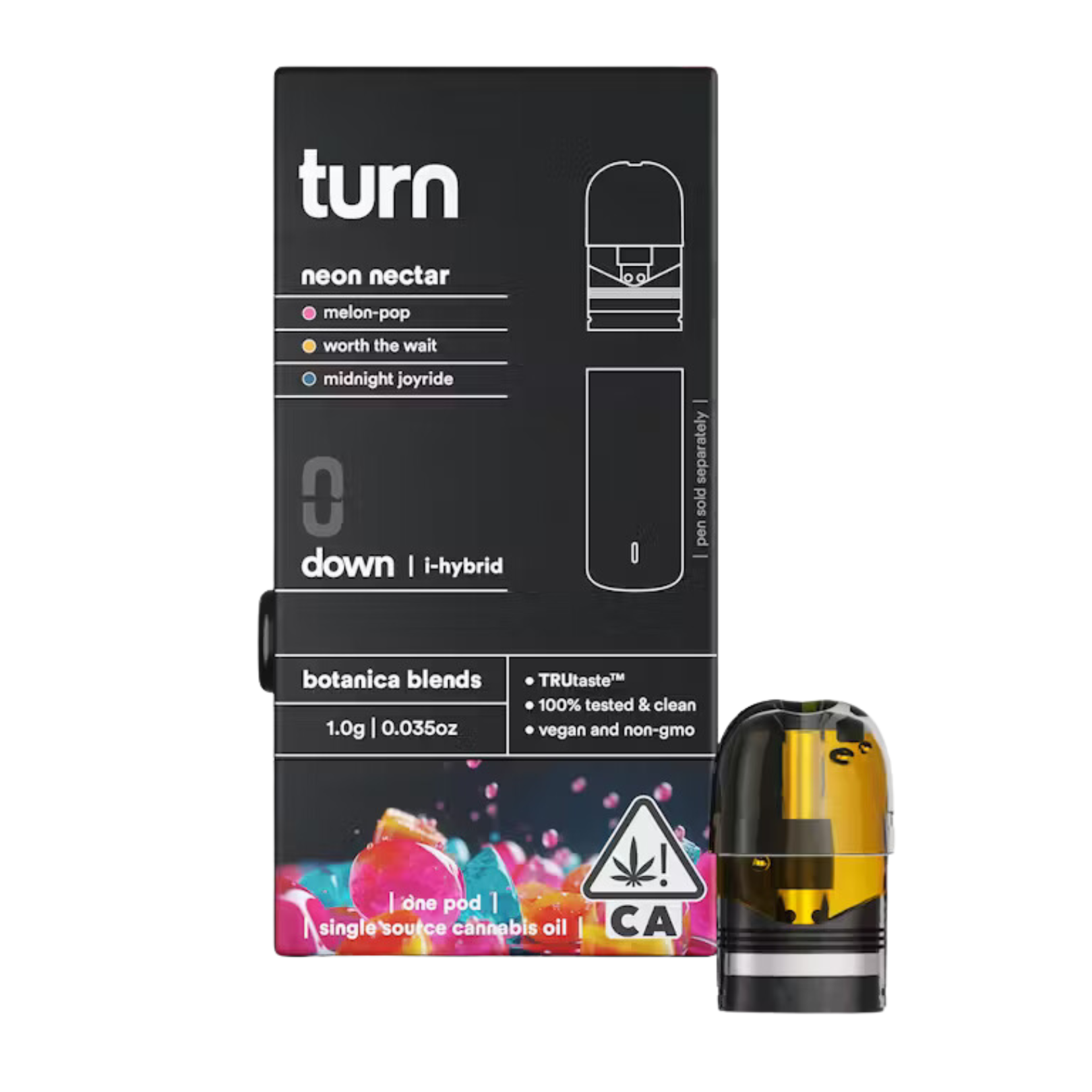 NEON NECTAR BOTANICALS BLEND TURN DOWN POD