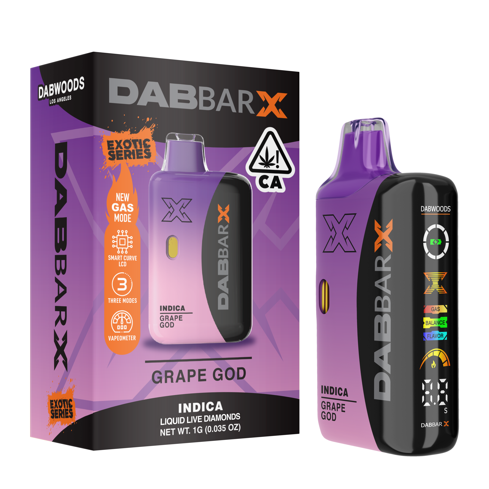 Grape God | DABBAR X Exotic Series | Liquid Diamond All-In-One | 1g