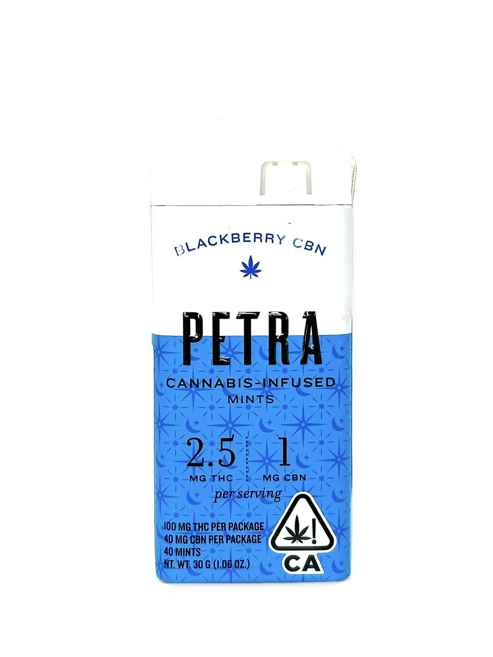 PETRA - Mints - Blackberry - CBN - 2.5 : 1 - 100mg THC : 40mg CBN