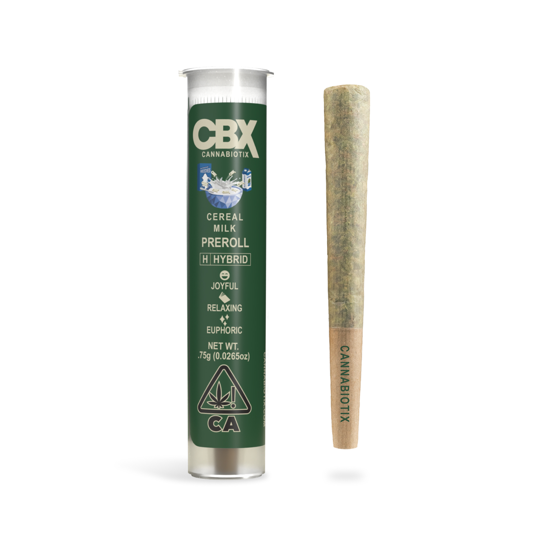 Cannabiotix - Cereal Milk (Hybrid) Preroll .75g
