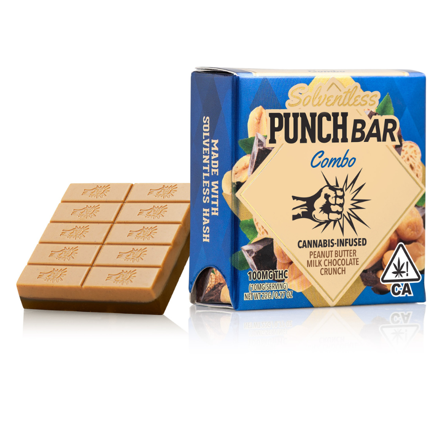 Peanut Butter Milk Chocolate Crunch Punch Bar 100mg - Bar